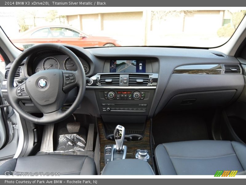 Titanium Silver Metallic / Black 2014 BMW X3 xDrive28i