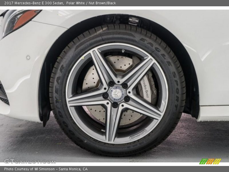 Polar White / Nut Brown/Black 2017 Mercedes-Benz E 300 Sedan