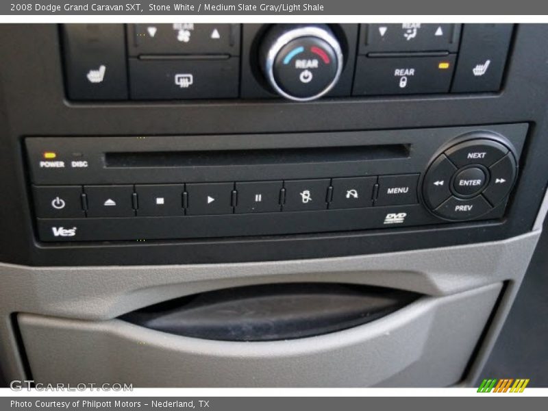 Stone White / Medium Slate Gray/Light Shale 2008 Dodge Grand Caravan SXT