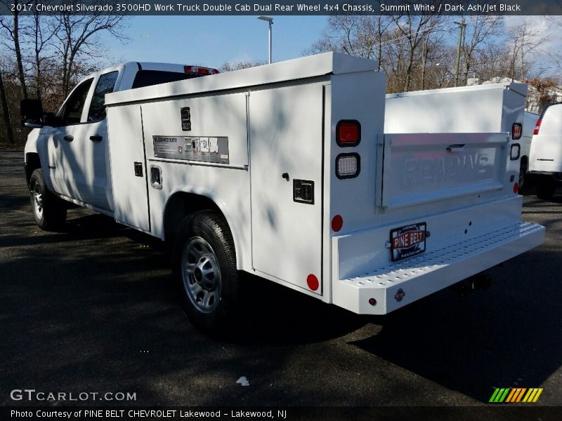 Summit White / Dark Ash/Jet Black 2017 Chevrolet Silverado 3500HD Work Truck Double Cab Dual Rear Wheel 4x4 Chassis