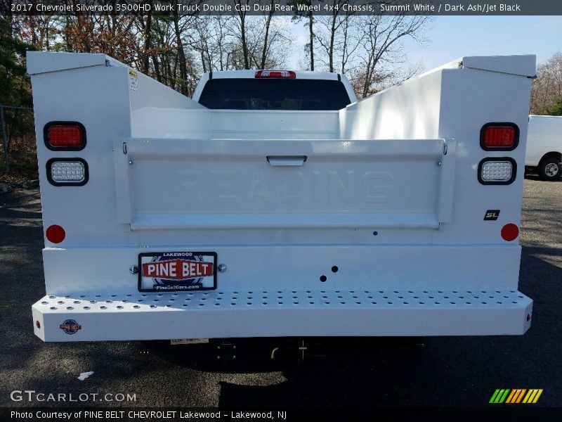 Summit White / Dark Ash/Jet Black 2017 Chevrolet Silverado 3500HD Work Truck Double Cab Dual Rear Wheel 4x4 Chassis
