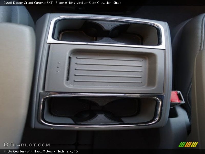 Stone White / Medium Slate Gray/Light Shale 2008 Dodge Grand Caravan SXT