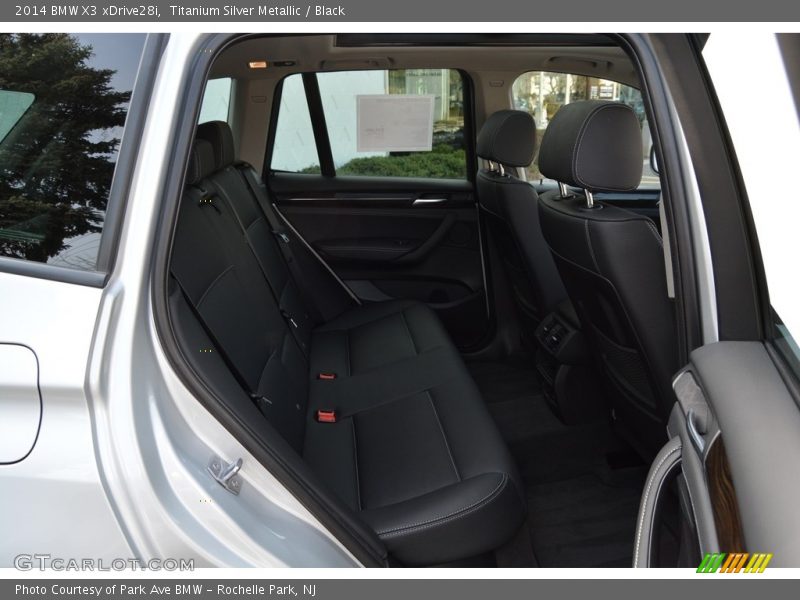 Titanium Silver Metallic / Black 2014 BMW X3 xDrive28i