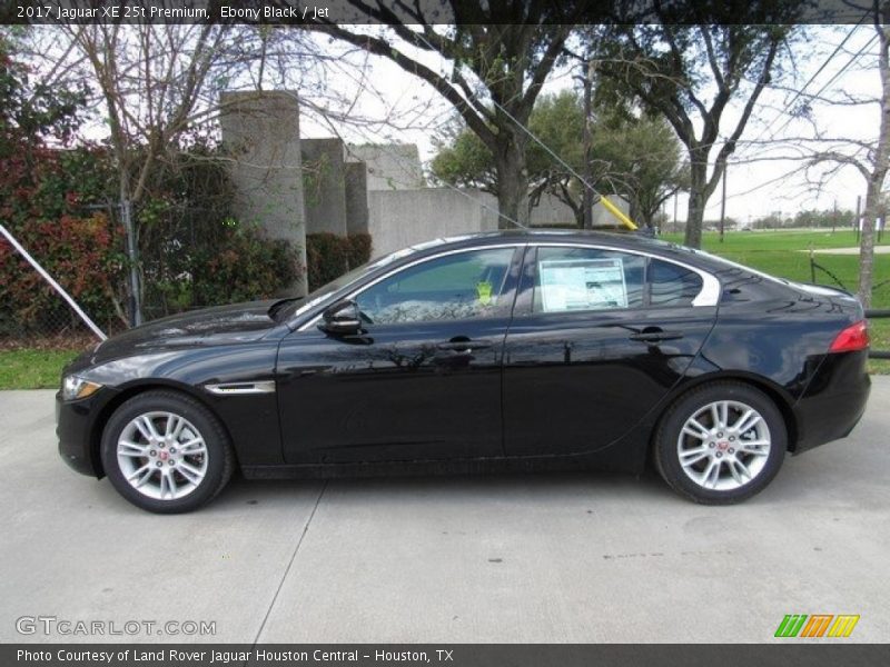 Ebony Black / Jet 2017 Jaguar XE 25t Premium