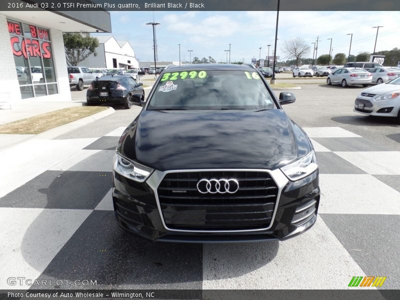 Brilliant Black / Black 2016 Audi Q3 2.0 TSFI Premium Plus quattro