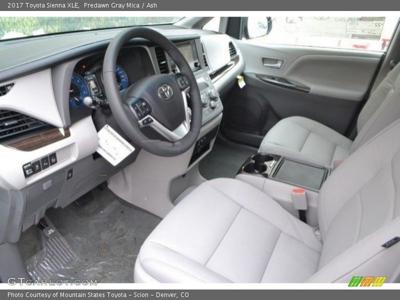 Predawn Gray Mica / Ash 2017 Toyota Sienna XLE