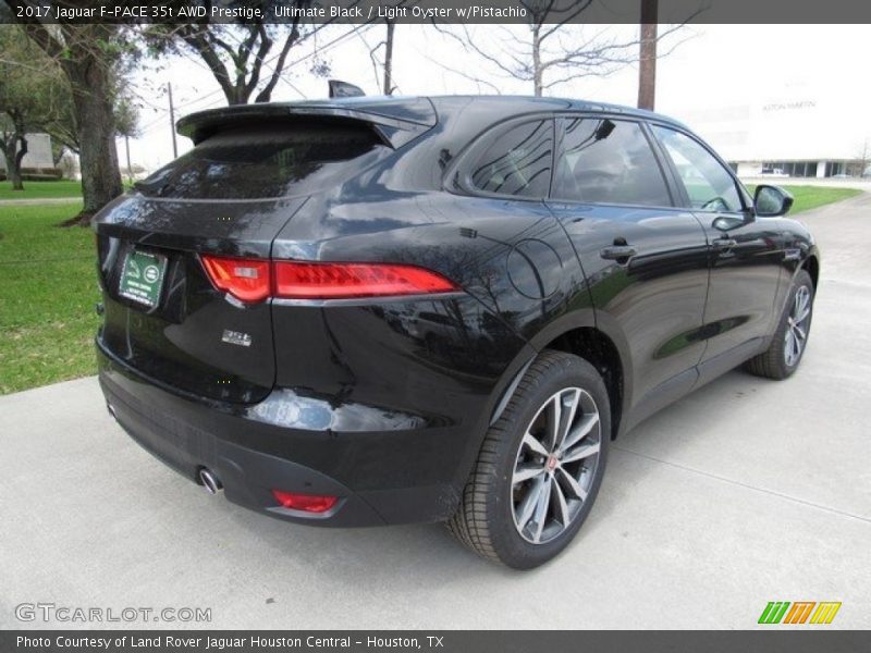 Ultimate Black / Light Oyster w/Pistachio 2017 Jaguar F-PACE 35t AWD Prestige