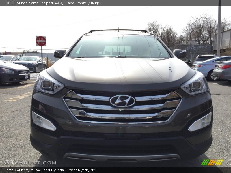 Cabo Bronze / Beige 2013 Hyundai Santa Fe Sport AWD