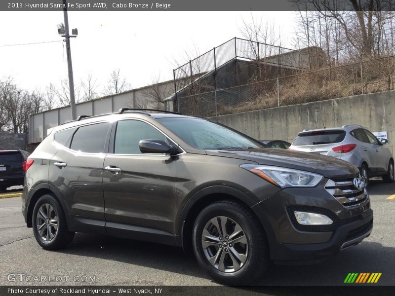 Cabo Bronze / Beige 2013 Hyundai Santa Fe Sport AWD