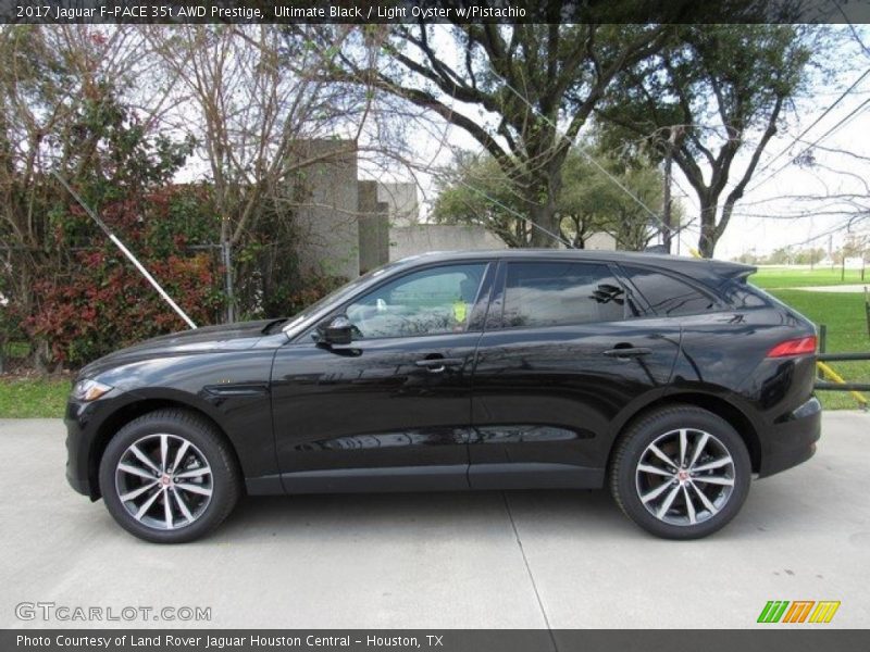 Ultimate Black / Light Oyster w/Pistachio 2017 Jaguar F-PACE 35t AWD Prestige