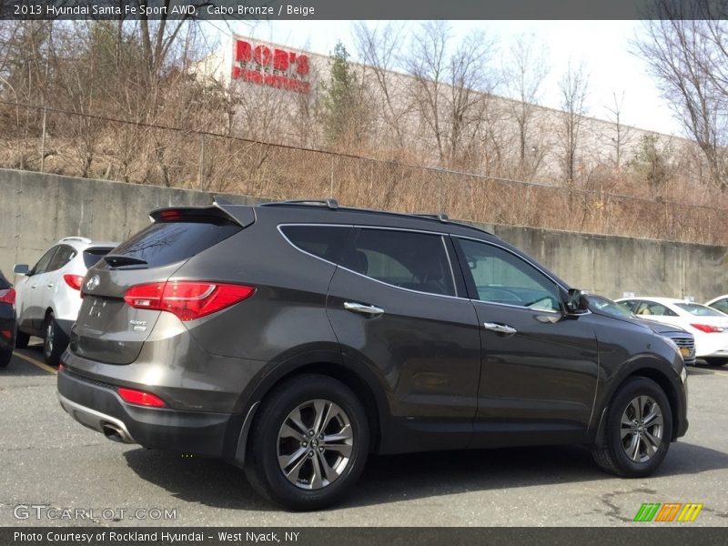 Cabo Bronze / Beige 2013 Hyundai Santa Fe Sport AWD