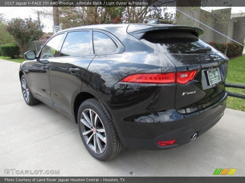 Ultimate Black / Light Oyster w/Pistachio 2017 Jaguar F-PACE 35t AWD Prestige