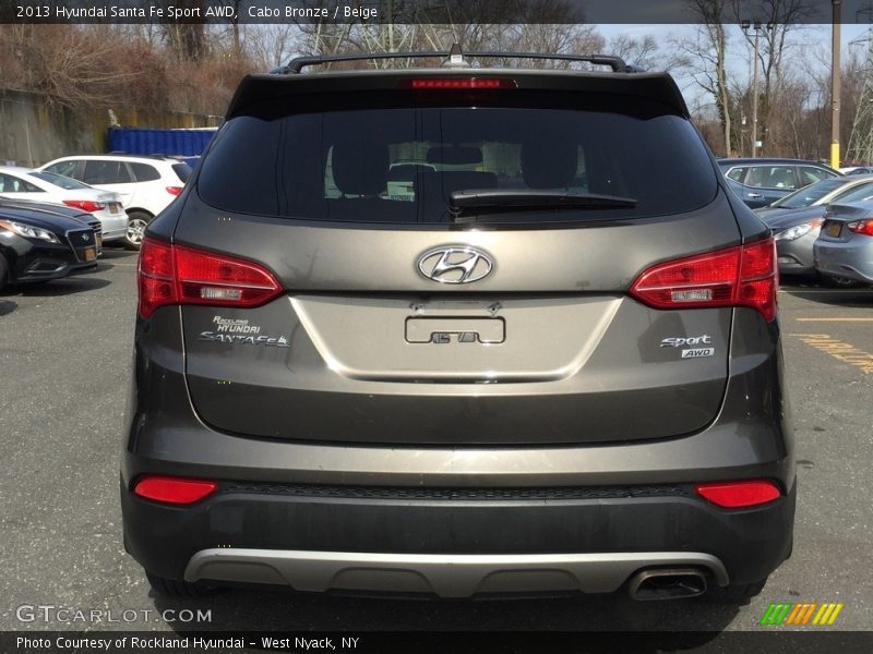 Cabo Bronze / Beige 2013 Hyundai Santa Fe Sport AWD