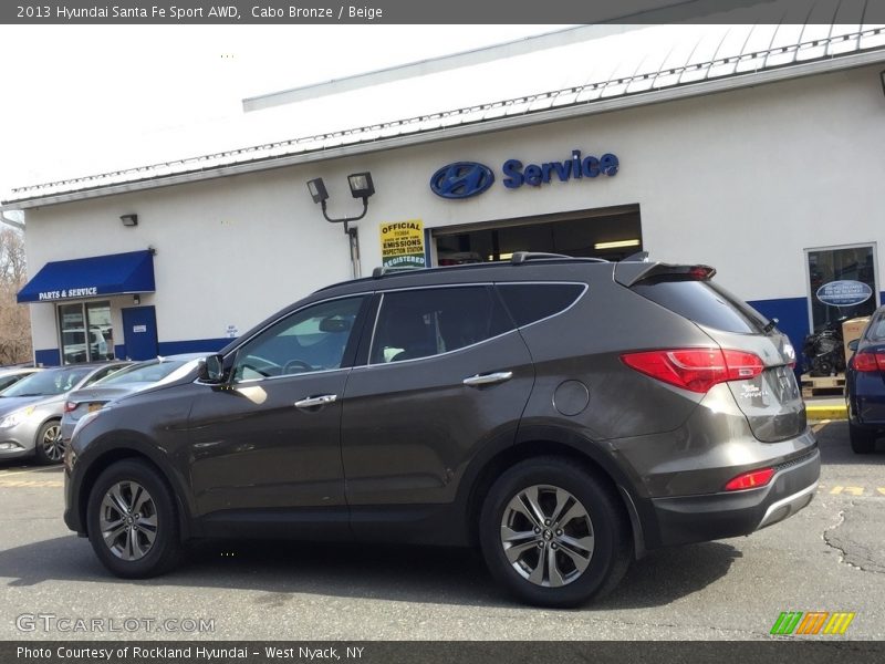 Cabo Bronze / Beige 2013 Hyundai Santa Fe Sport AWD