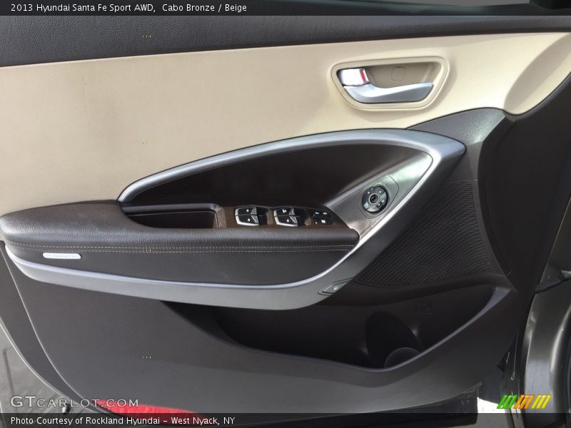 Cabo Bronze / Beige 2013 Hyundai Santa Fe Sport AWD