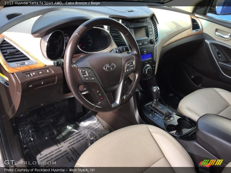 Cabo Bronze / Beige 2013 Hyundai Santa Fe Sport AWD