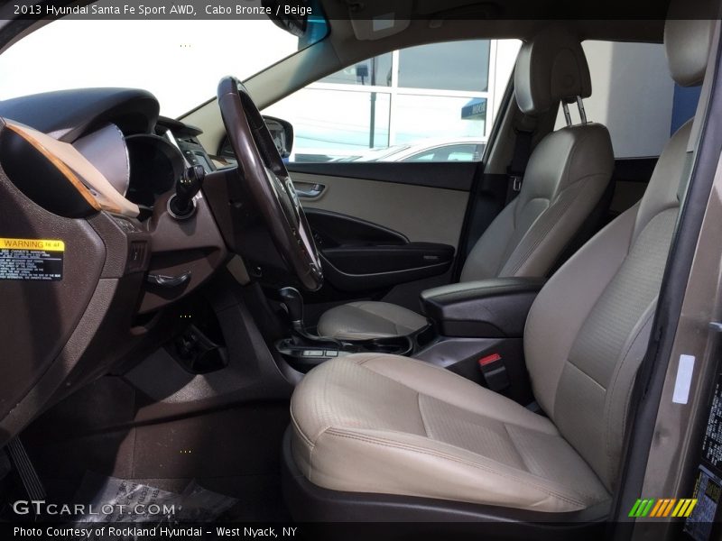 Cabo Bronze / Beige 2013 Hyundai Santa Fe Sport AWD