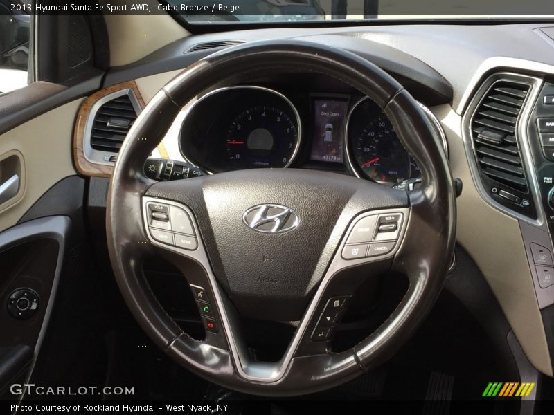 Cabo Bronze / Beige 2013 Hyundai Santa Fe Sport AWD