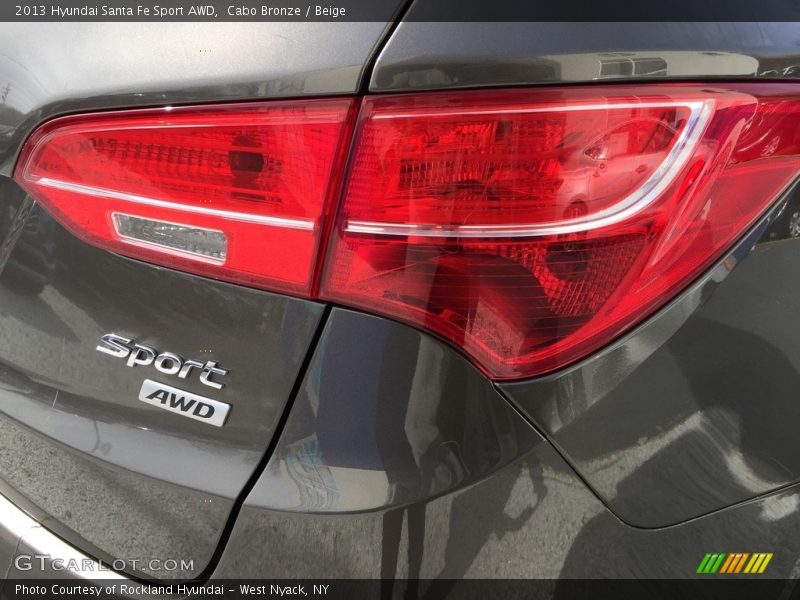 Cabo Bronze / Beige 2013 Hyundai Santa Fe Sport AWD
