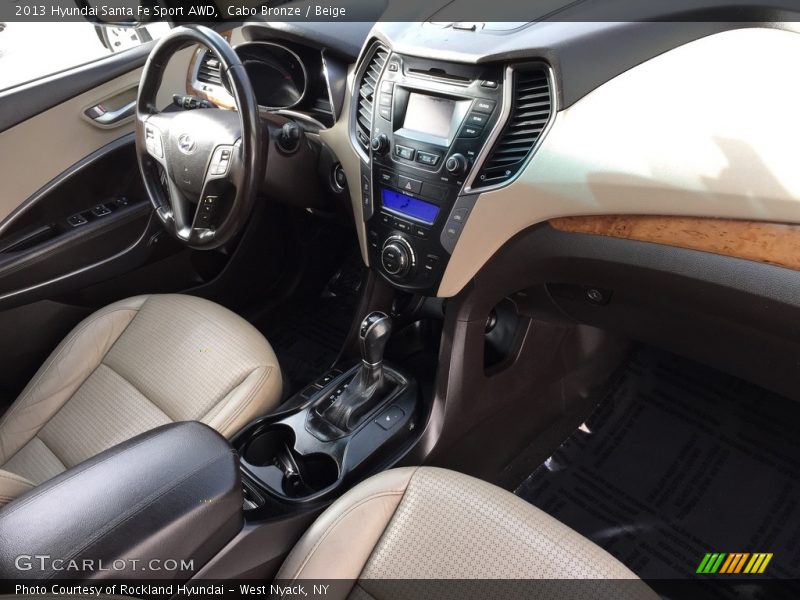 Cabo Bronze / Beige 2013 Hyundai Santa Fe Sport AWD