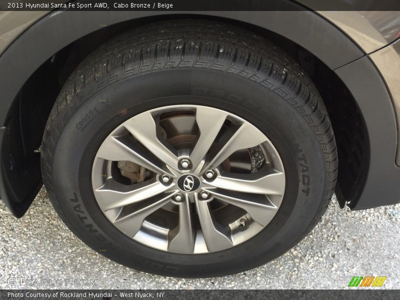 Cabo Bronze / Beige 2013 Hyundai Santa Fe Sport AWD