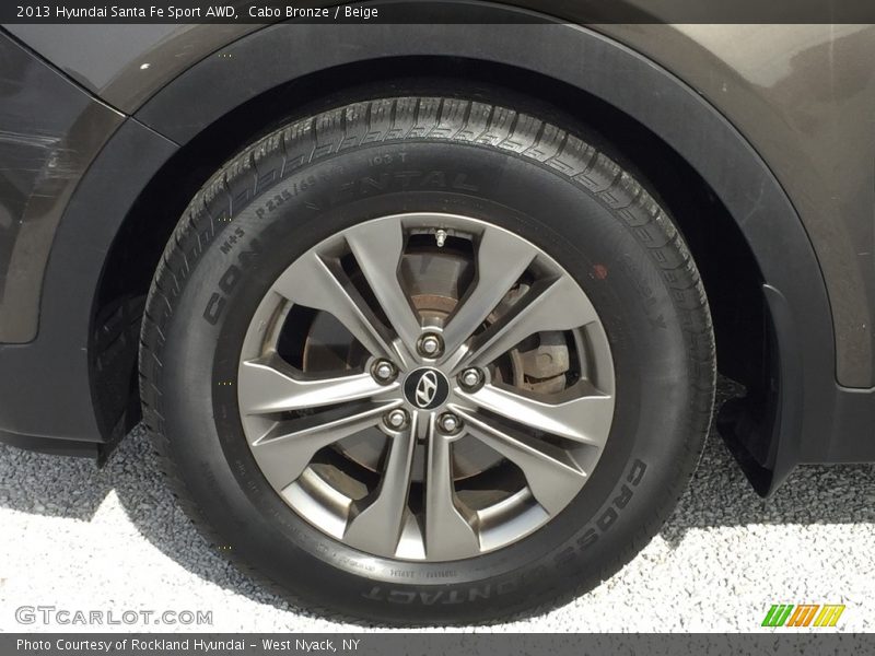 Cabo Bronze / Beige 2013 Hyundai Santa Fe Sport AWD