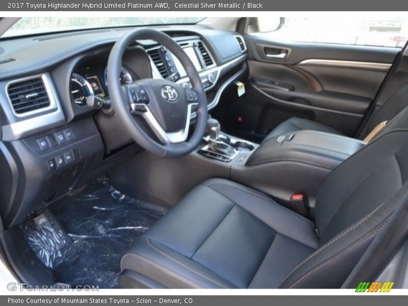  2017 Highlander Hybrid Limited Platinum AWD Black Interior