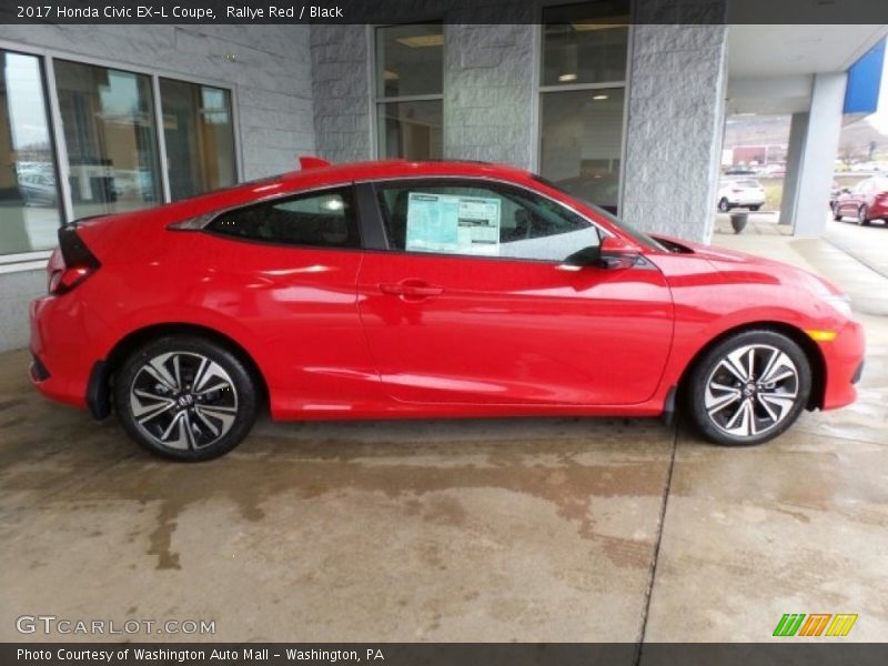  2017 Civic EX-L Coupe Rallye Red