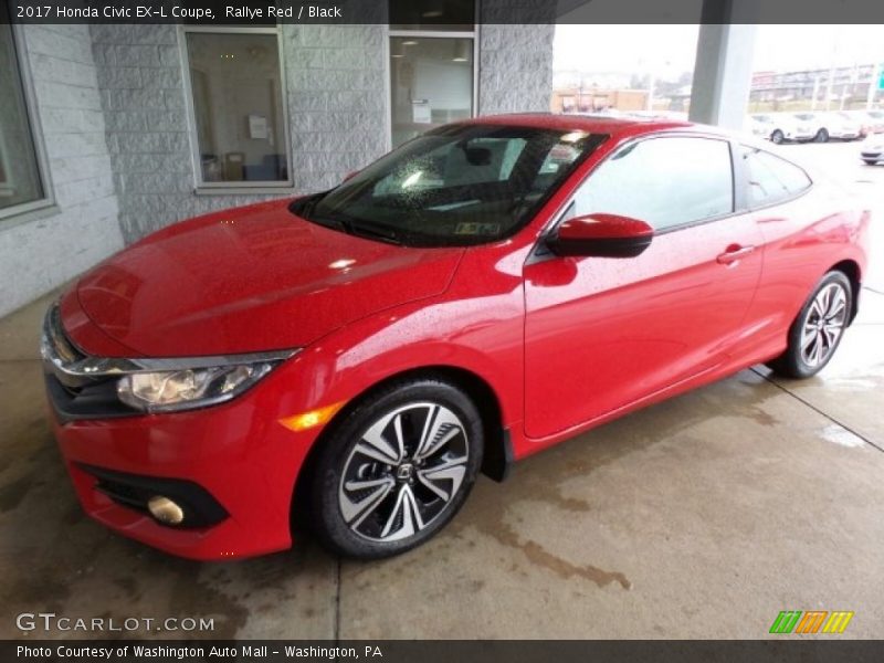 Front 3/4 View of 2017 Civic EX-L Coupe
