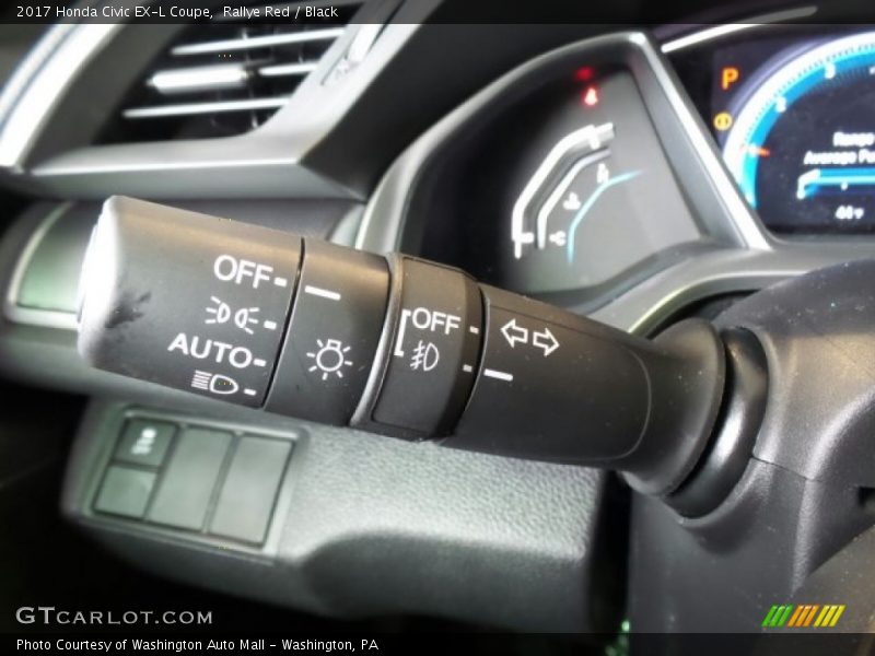 Controls of 2017 Civic EX-L Coupe