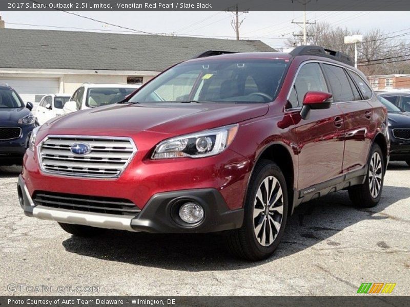 Venetian Red Pearl / Slate Black 2017 Subaru Outback 2.5i Limited