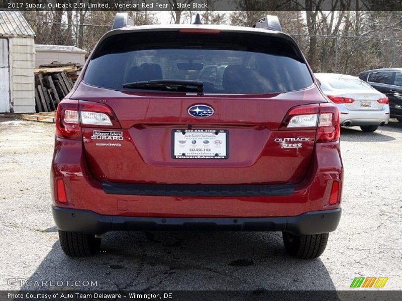 Venetian Red Pearl / Slate Black 2017 Subaru Outback 2.5i Limited