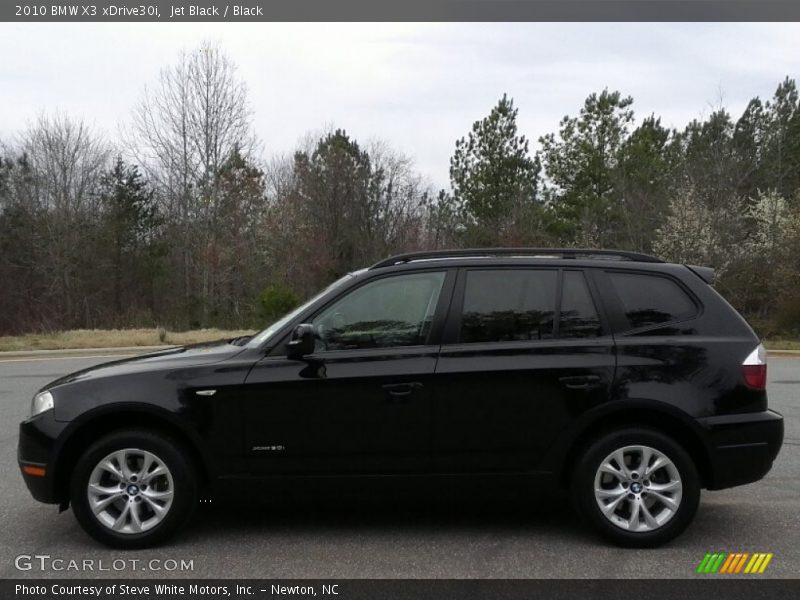 Jet Black / Black 2010 BMW X3 xDrive30i