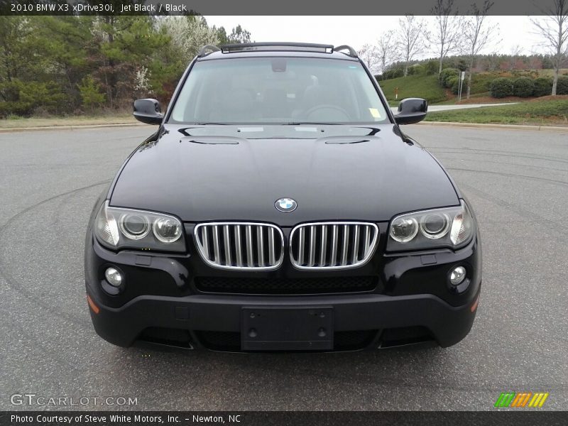 Jet Black / Black 2010 BMW X3 xDrive30i