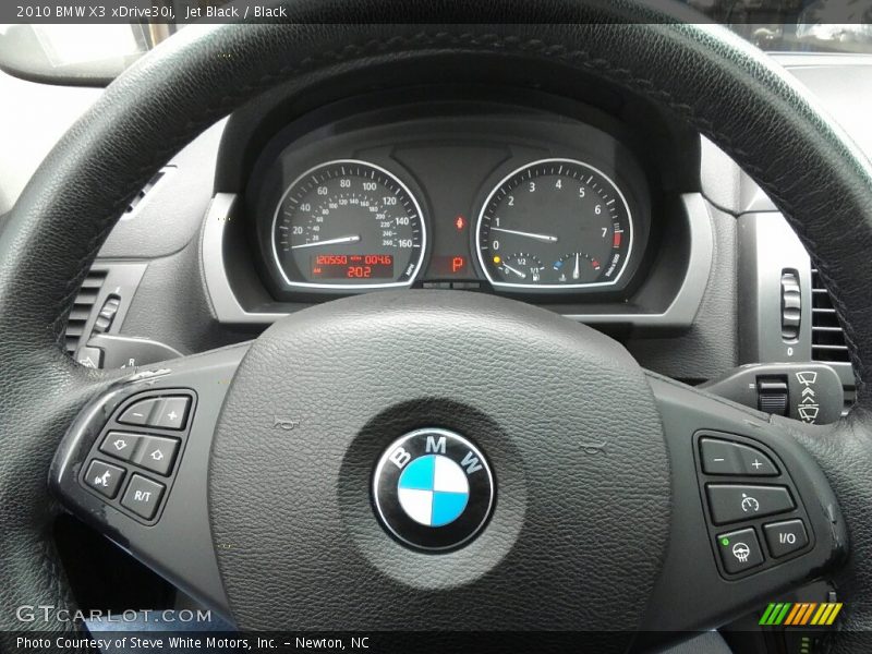 Jet Black / Black 2010 BMW X3 xDrive30i