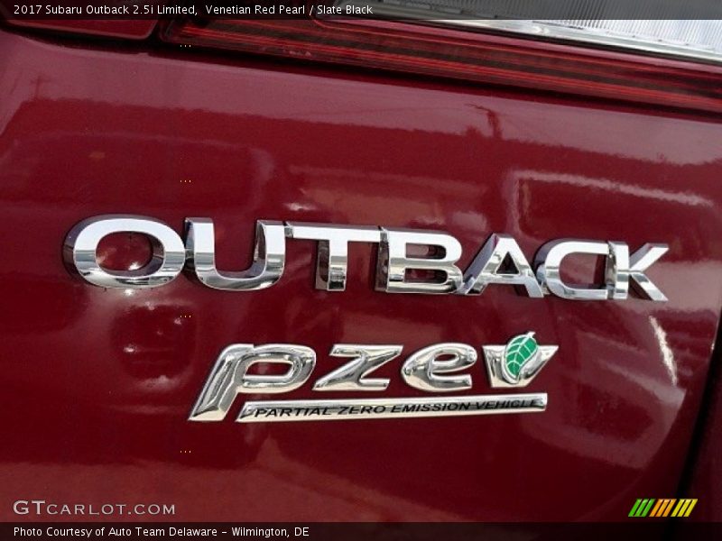 Venetian Red Pearl / Slate Black 2017 Subaru Outback 2.5i Limited