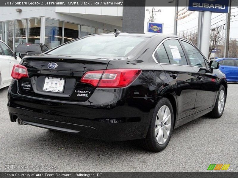 Crystal Black Silica / Warm Ivory 2017 Subaru Legacy 2.5i Premium
