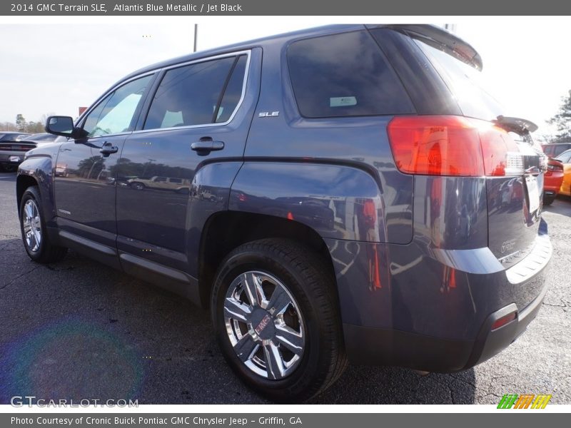 Atlantis Blue Metallic / Jet Black 2014 GMC Terrain SLE