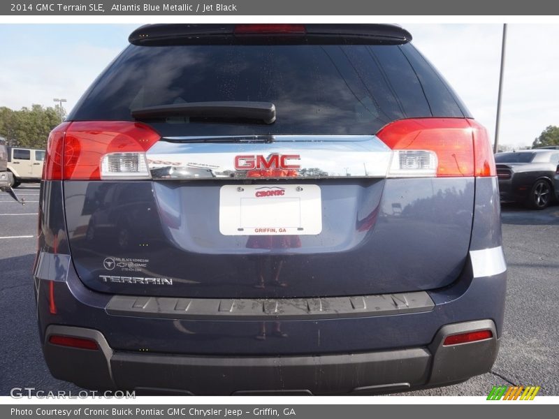 Atlantis Blue Metallic / Jet Black 2014 GMC Terrain SLE