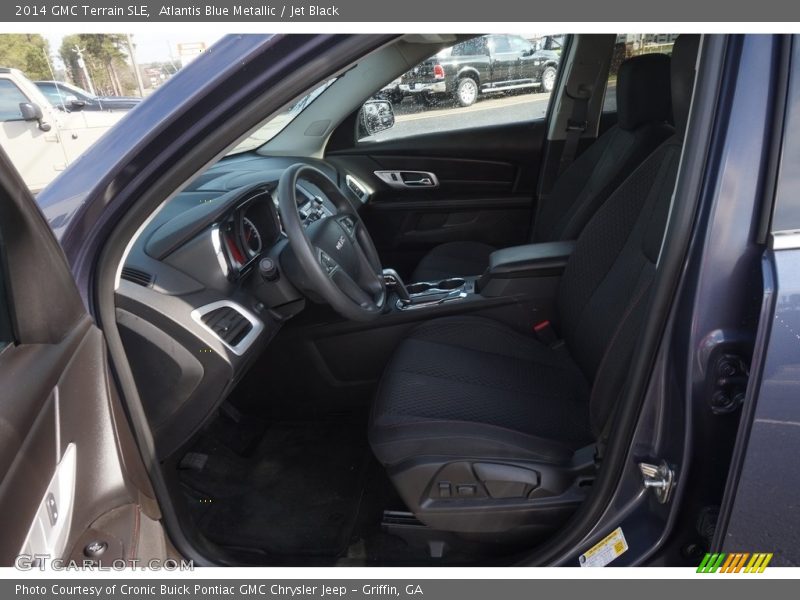 Atlantis Blue Metallic / Jet Black 2014 GMC Terrain SLE