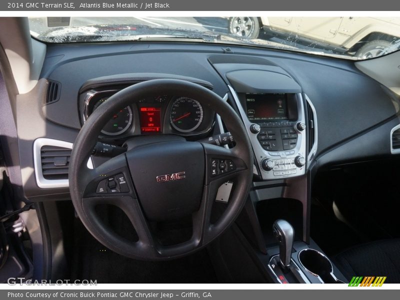 Atlantis Blue Metallic / Jet Black 2014 GMC Terrain SLE