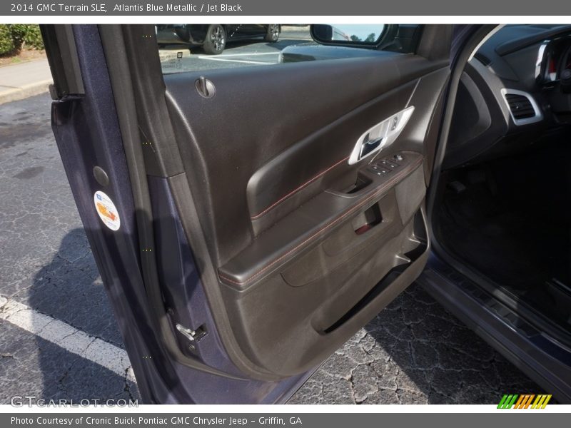 Atlantis Blue Metallic / Jet Black 2014 GMC Terrain SLE