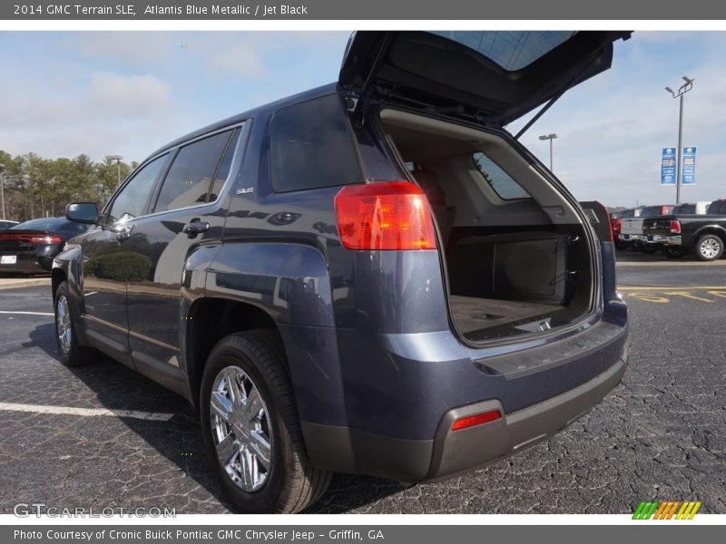 Atlantis Blue Metallic / Jet Black 2014 GMC Terrain SLE