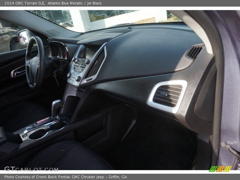 Atlantis Blue Metallic / Jet Black 2014 GMC Terrain SLE