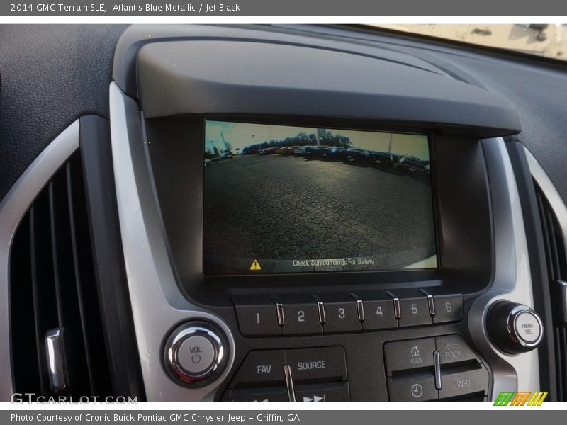 Atlantis Blue Metallic / Jet Black 2014 GMC Terrain SLE