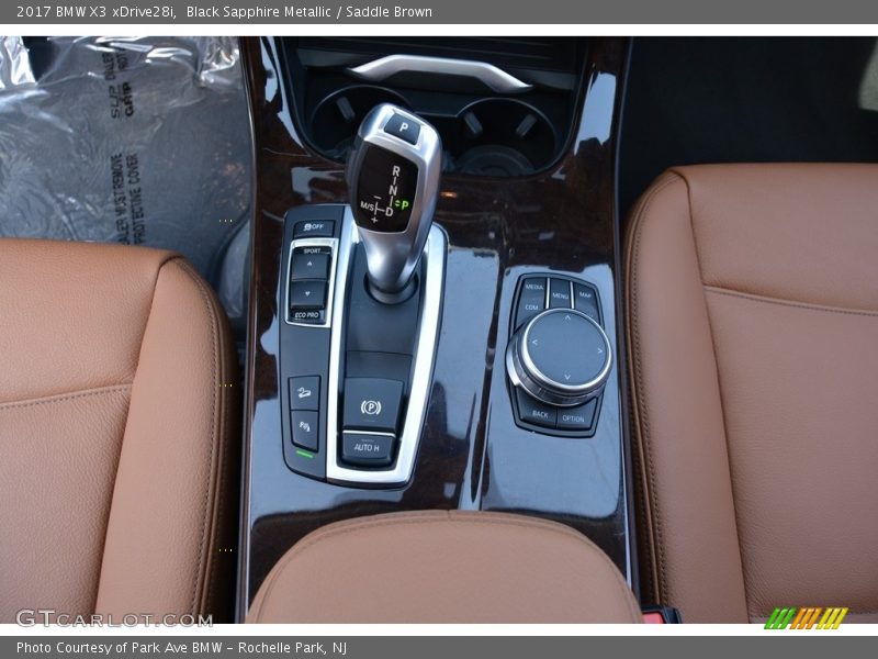 Black Sapphire Metallic / Saddle Brown 2017 BMW X3 xDrive28i