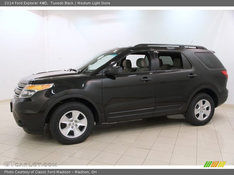 Tuxedo Black / Medium Light Stone 2014 Ford Explorer 4WD