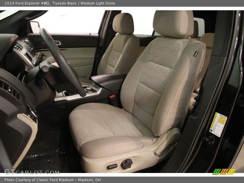 Tuxedo Black / Medium Light Stone 2014 Ford Explorer 4WD