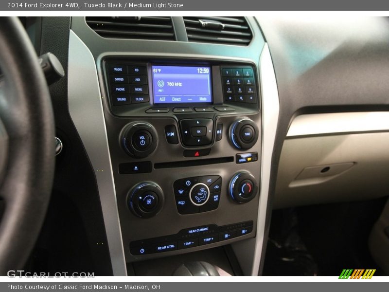 Tuxedo Black / Medium Light Stone 2014 Ford Explorer 4WD