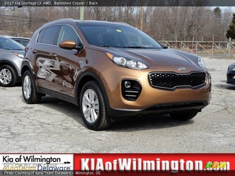 Burnished Copper / Black 2017 Kia Sportage LX AWD